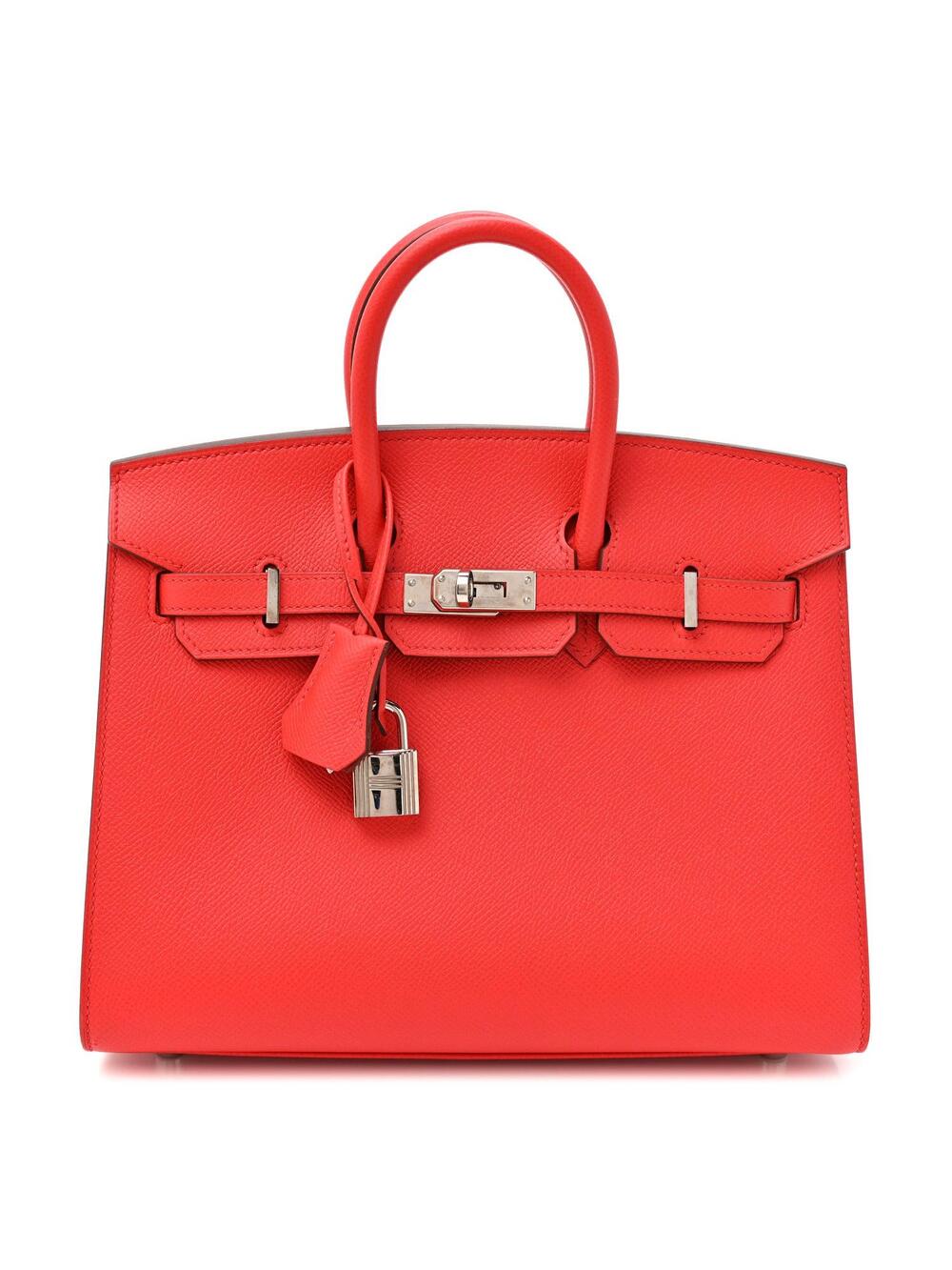 Hermes Epsom Birkin Sellier 25 Rouge De #364015H21B